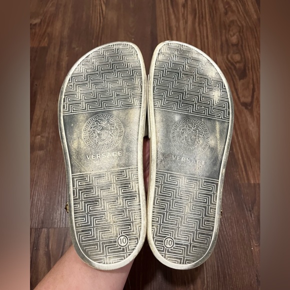 Versace Medusa Head Men Slips White Size EU 10 - Picture 4 of 12